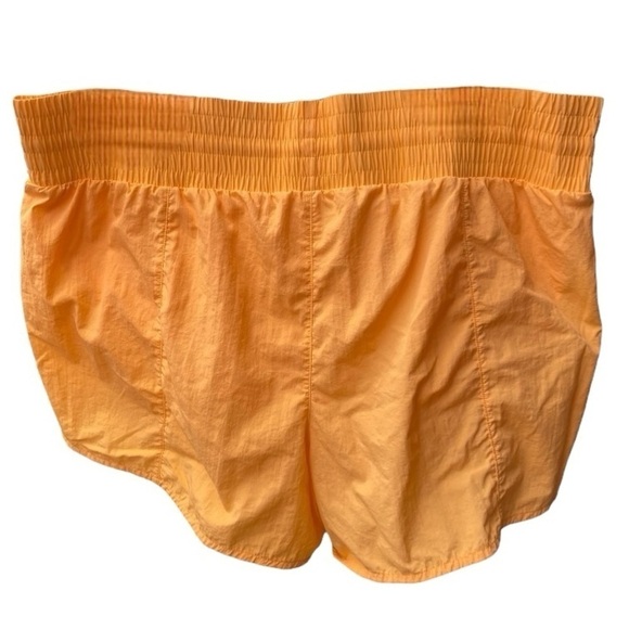 All In Motion Women's High-Rise Crinkle Shorts 3" - Orange I Size: XXL - Picture 3 of 7